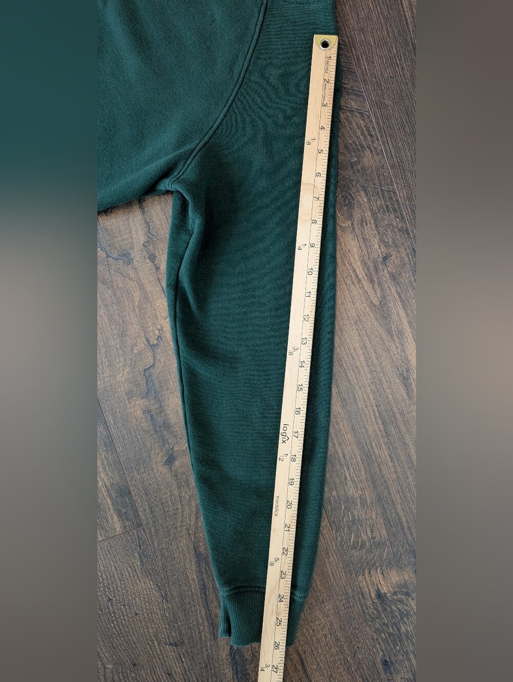 Pact Organic Cotton Crewneck Sweatshirt Forest Green Size Medium - Picture 9 of 9